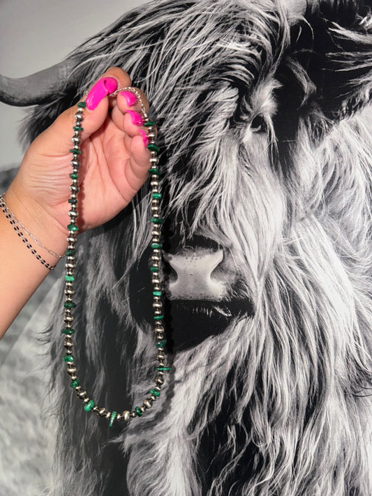 4&6mm Sterling Silver Pearl Necklace (1)