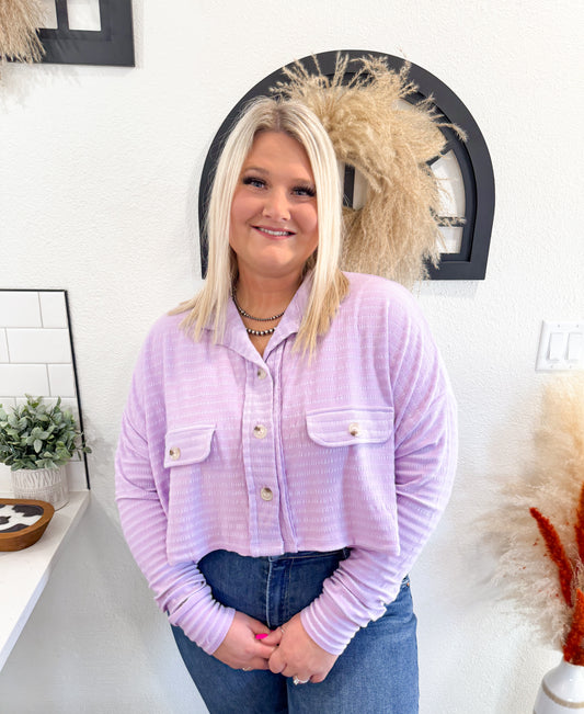 Kinsley Cropped Shacket