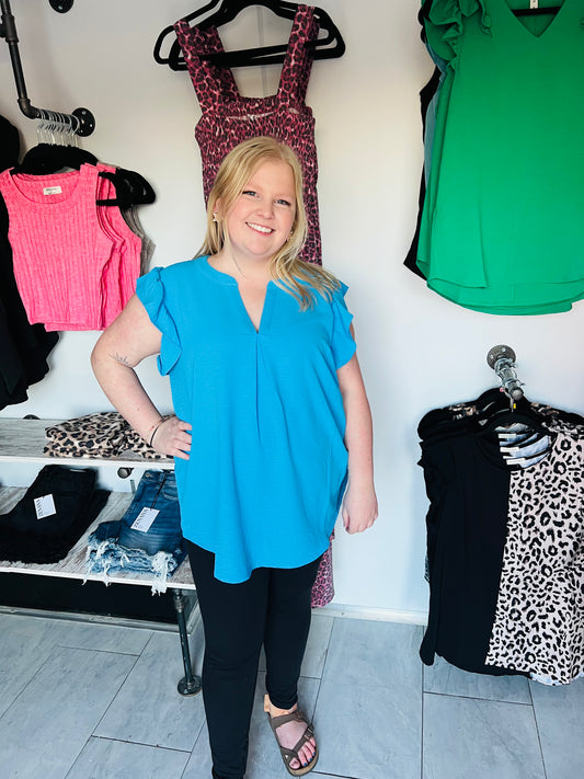 The Jordyn Top (blue)