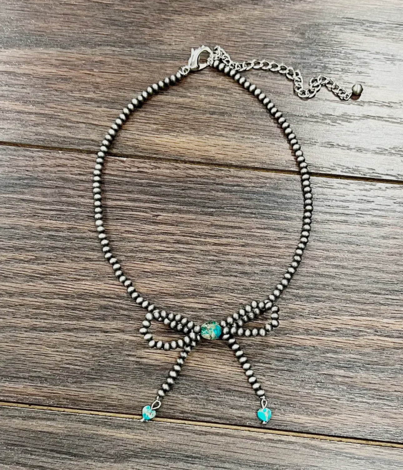 Handmade Bow Necklace