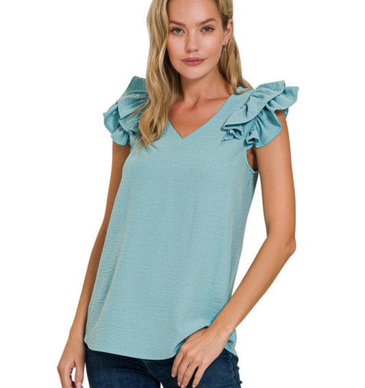 The Laura Top (teal)