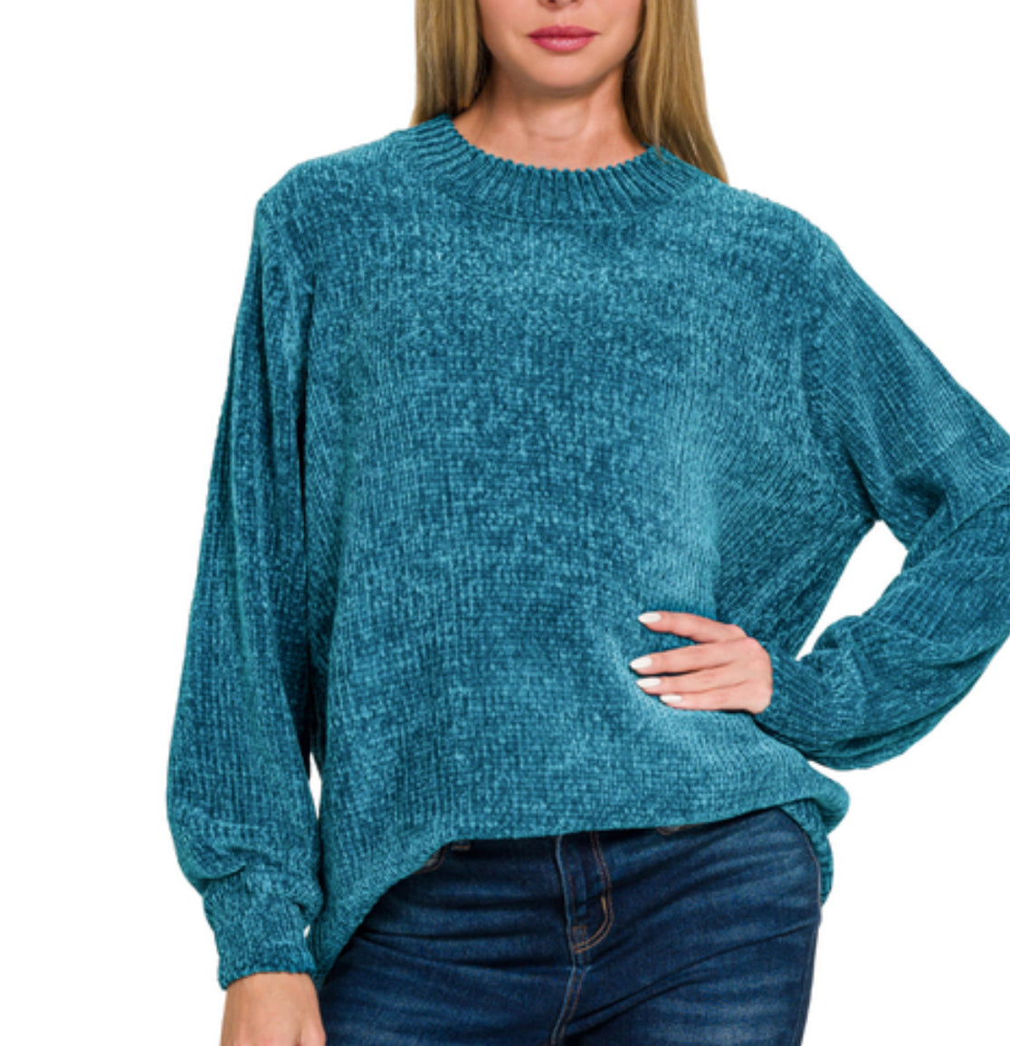 Camry Sweater (Teal)