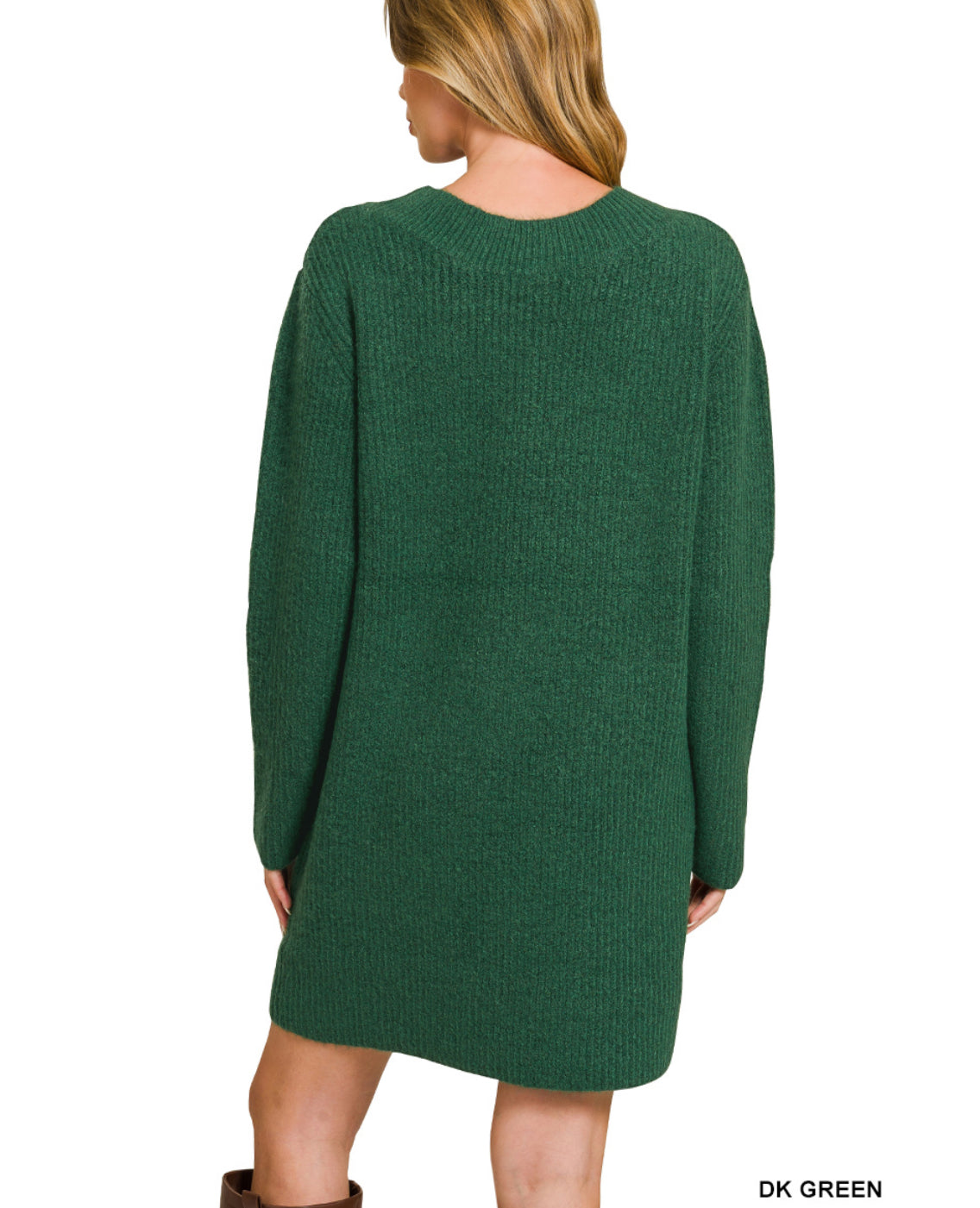 Hunter Green Sweater Dress