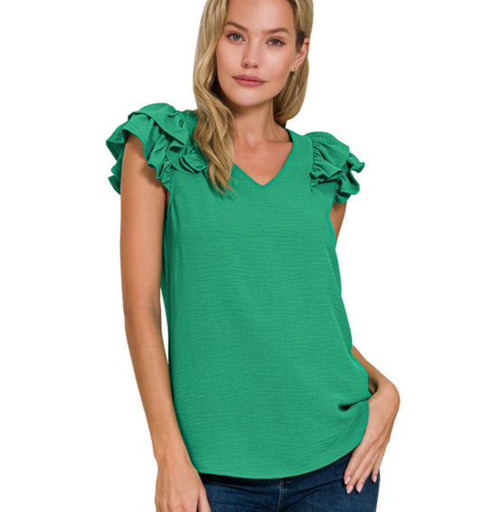 The Laura Top (green)