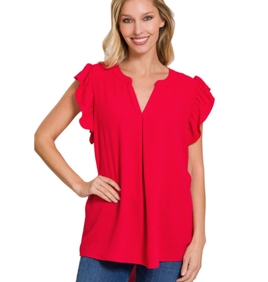 The Jordyn Top (red)