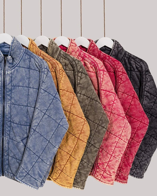 Light Rose Quilted Coat