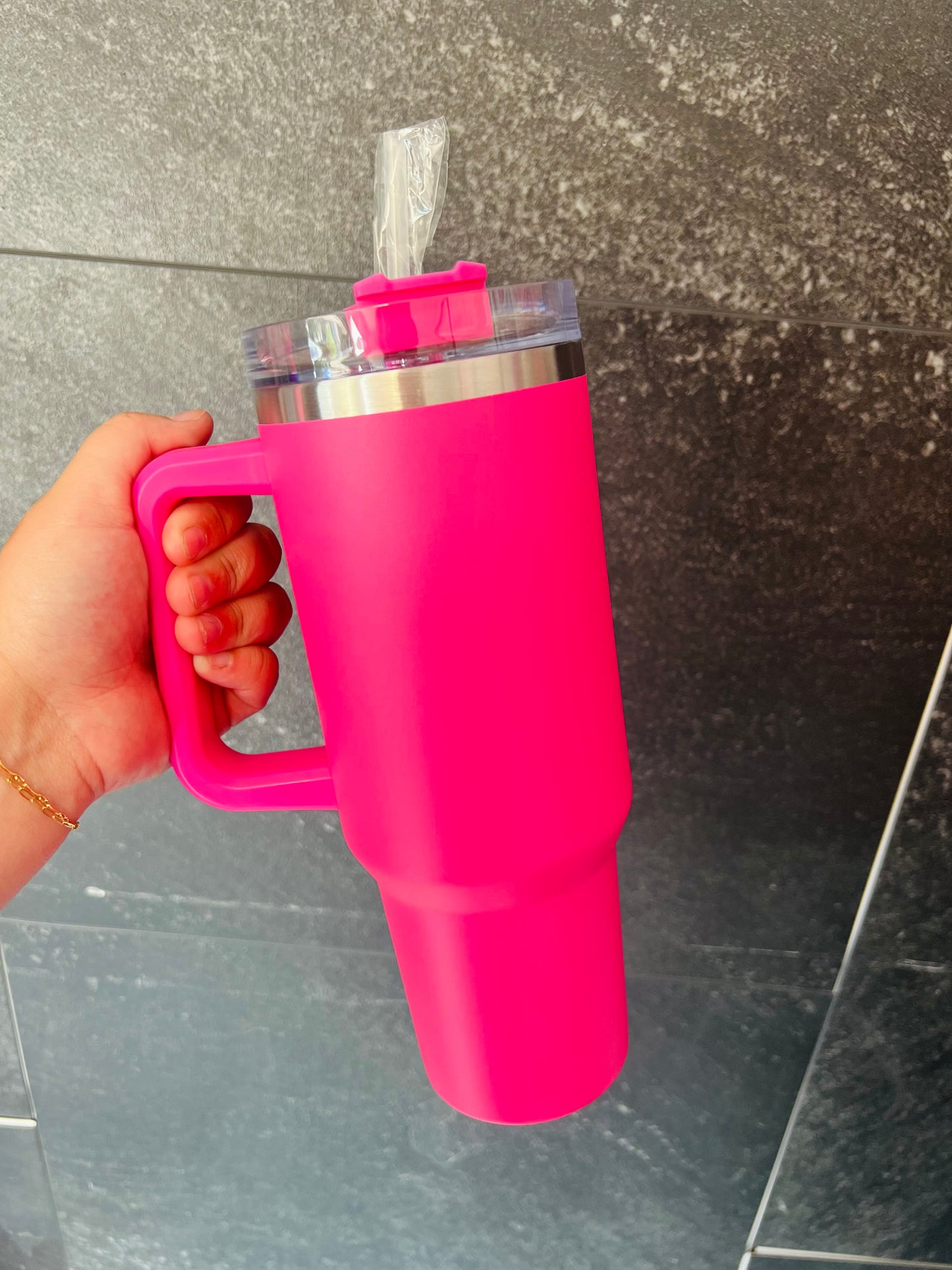 Hot Pink 40oz Tumbler