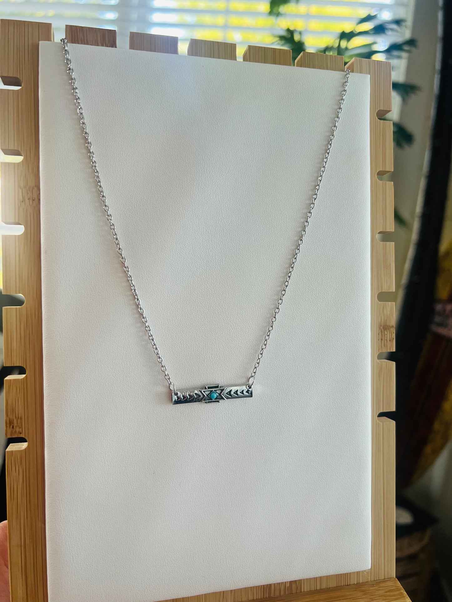 Turquoise Arrow Necklace